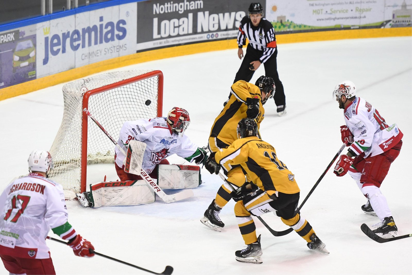 ELITE LEAGUE: PANTHERS 5-2 DEVILS Top Image