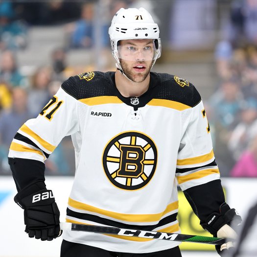 Bruins forward Taylor Hall prepares for a face-off