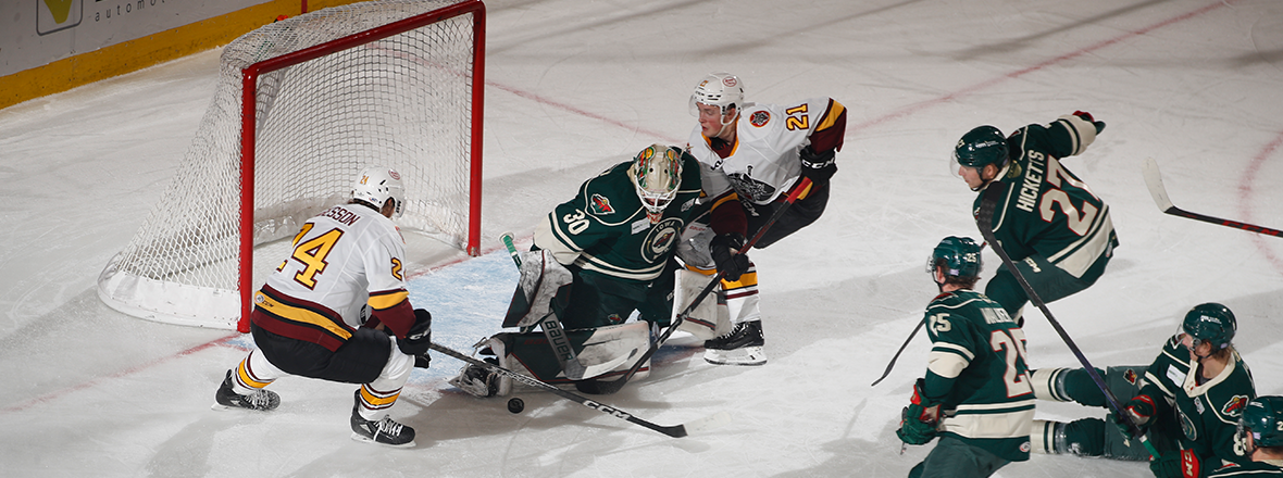 WALLSTEDT SCORES, EARNS FIRST WIN AS IOWA BEATS CHICAGO 5-2